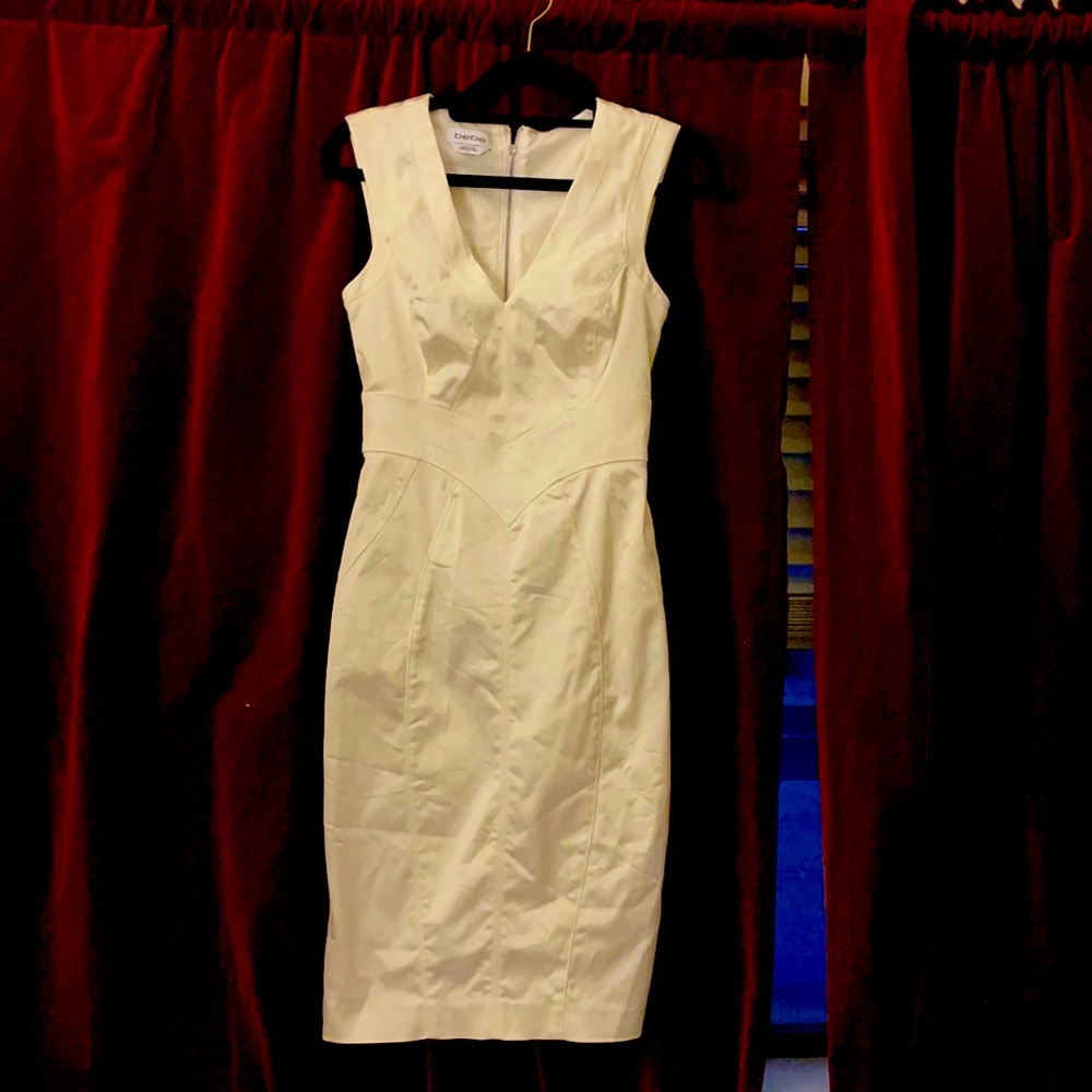 White bebe dress